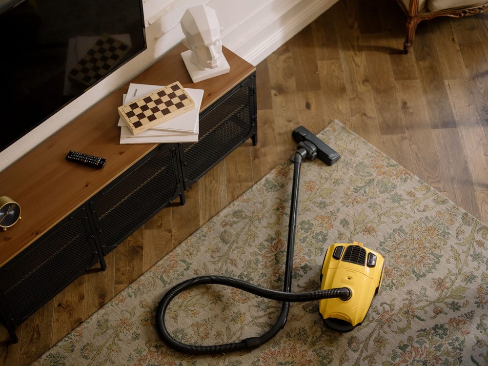 Cleaning inside the home